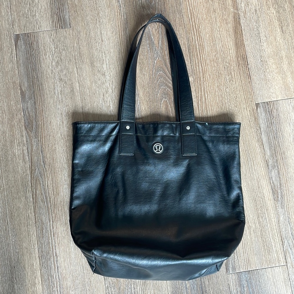 Lululemon Leather Tote Bag